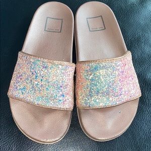 Dolce Vita glittery slide